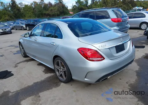 2016 Mercedes-Benz C 300 Sport 4Matic from USA, damaged, VIN 55SWF4KB3GU137751